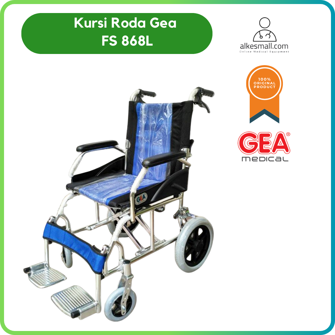 Kursi Roda Travel Kursi Roda Traveling Haji Umroh FS868L GEA Medical