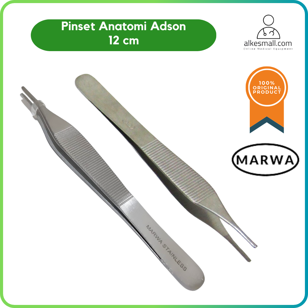 Pinset Anatomi Adson 12cm Marwa