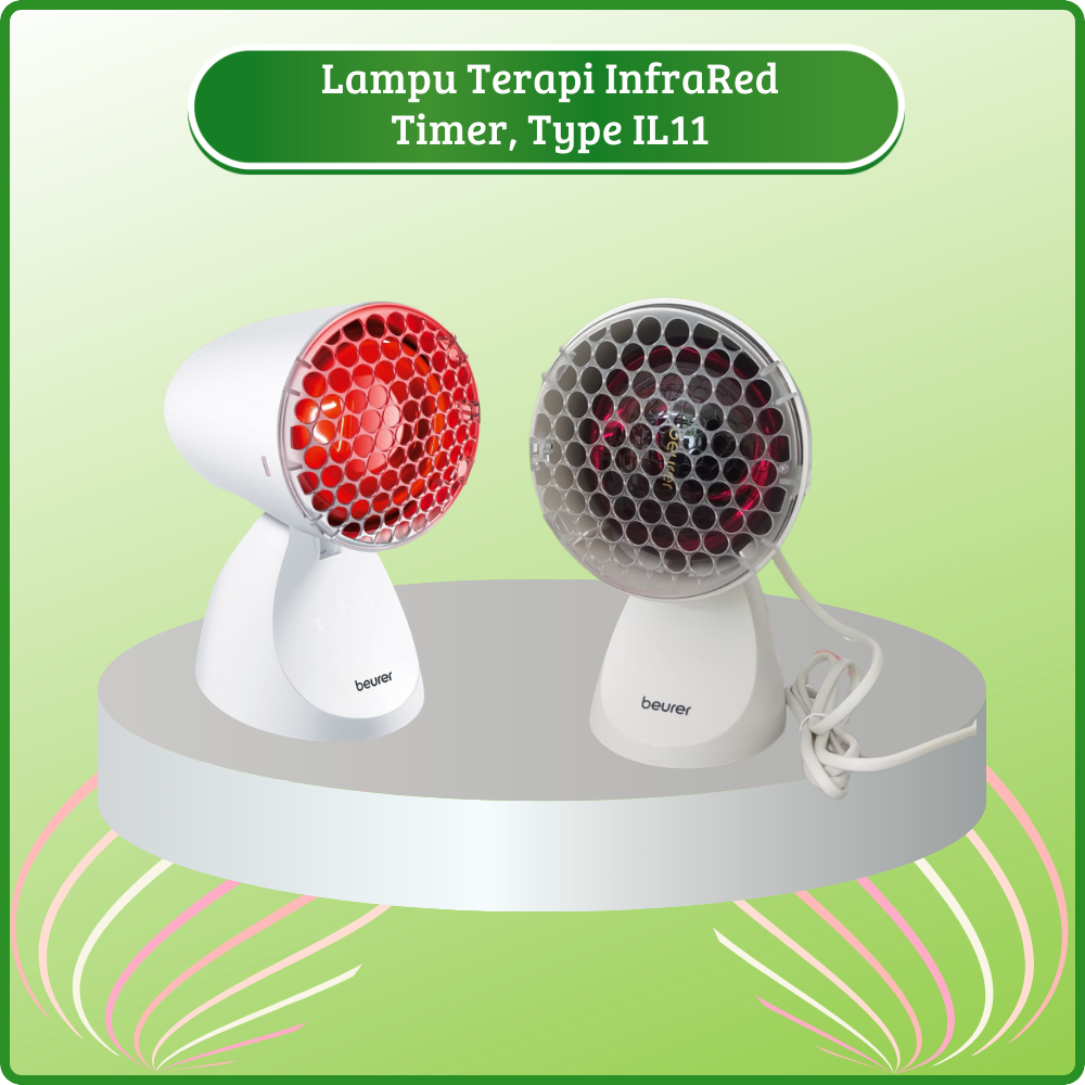 LAMPU TERAPI INFRARED BEURER type IL11 TANPA TIMER untuk Nyeri Otot