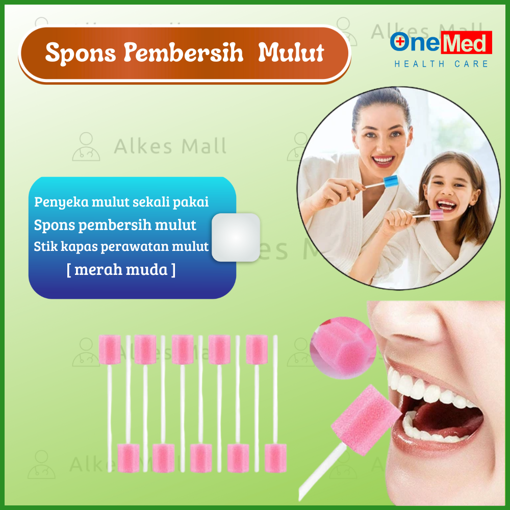 Oral Sponge Swab Sterile isi 6 pcs Onemed