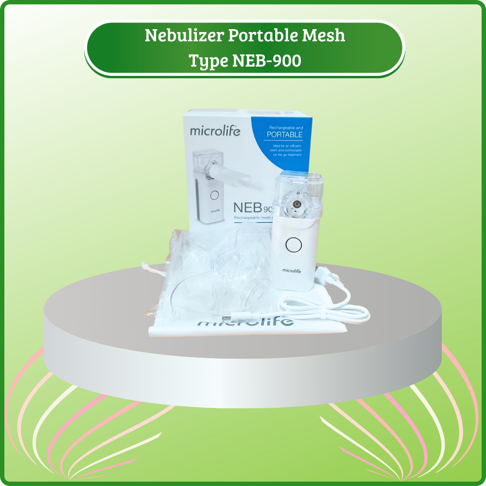 Nebulizer Portable Mesh Microlife NEB 900 Rechargeable Battery USB-C