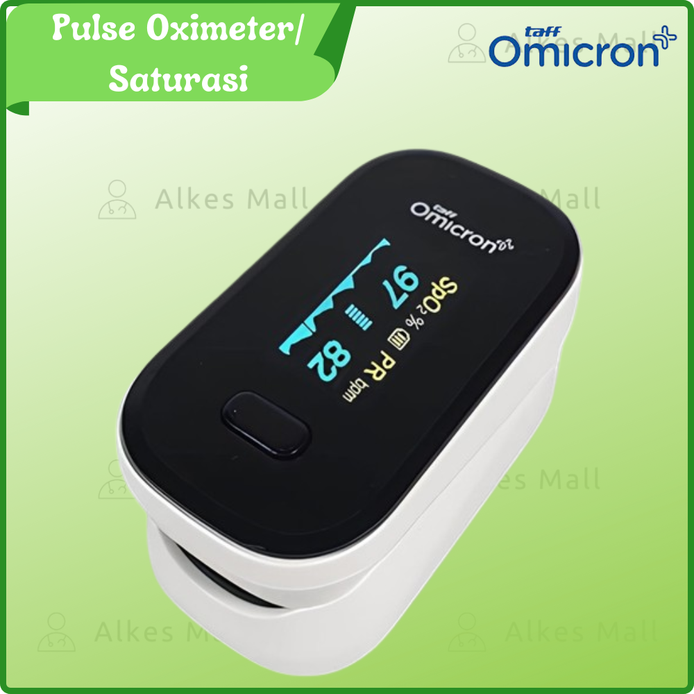 TaffOmicron Fingertip Pulse Oximeter Alat Ukur Saturasi Type YK-80B