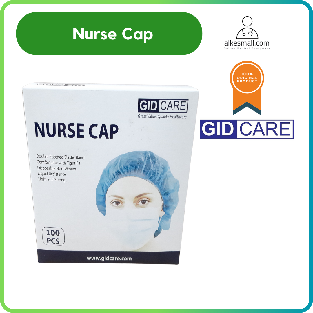 Penutup Kepala Medis Hair Net Nurse Cap Medis Gidcare