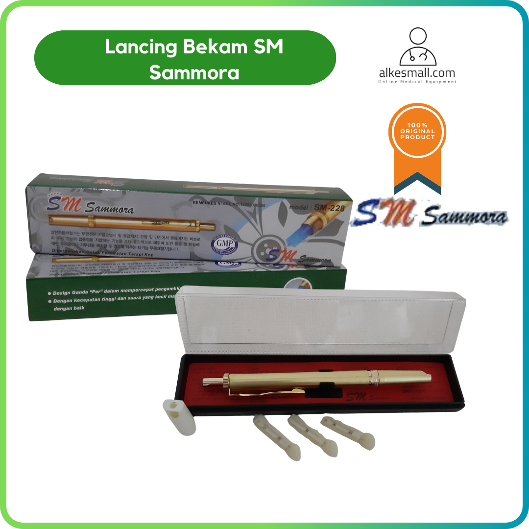 Pen Bekam Lancing Device Gold SM-228 Sammora