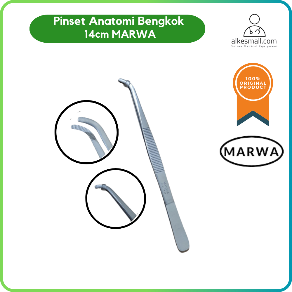 Pinset Anatomi Bengkok Pinset Spesimen Pinset Anatomi Marwa