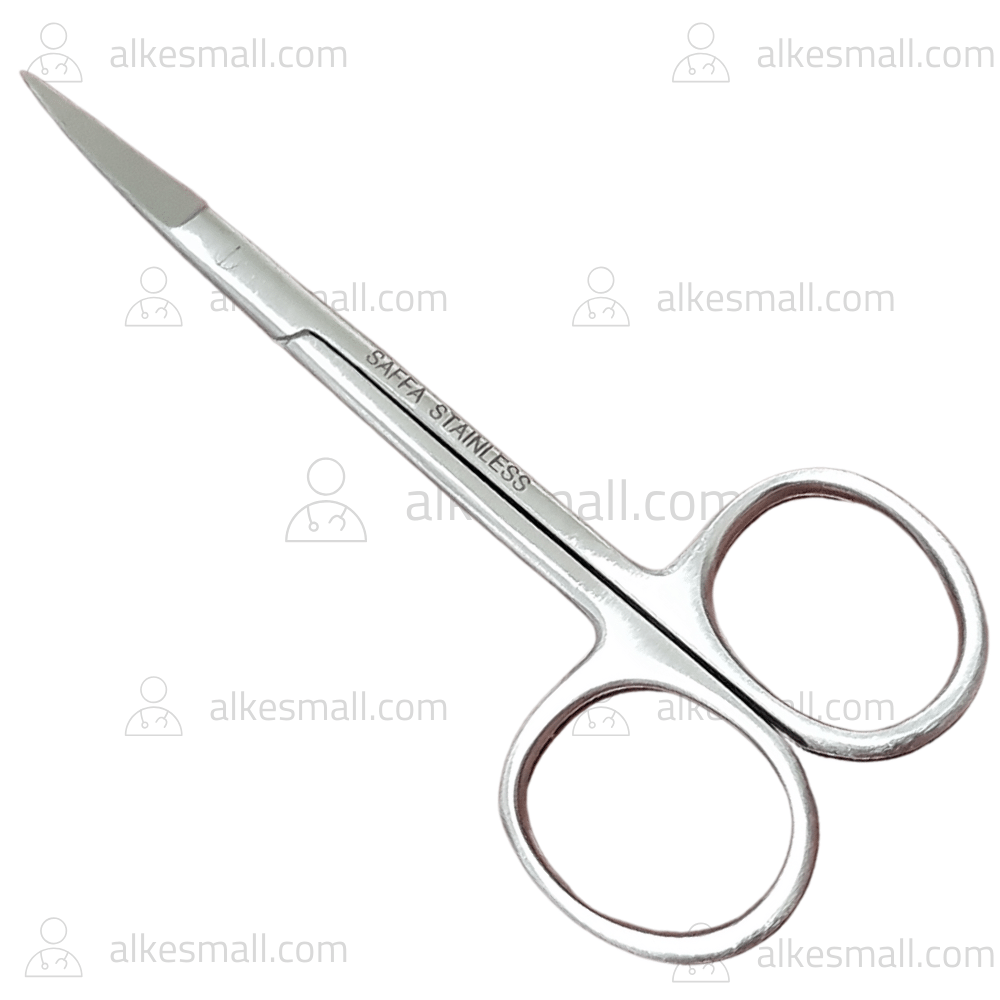 Gunting Kecil Bengkok Tajam Tajam /Iris Bengkok 11,5cm Saffa