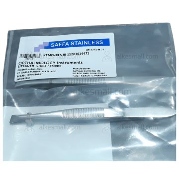 Pinset Opthalmology/Pinset Epilasi/Pinset Pencabut Bulu Mata 9cm Saffa