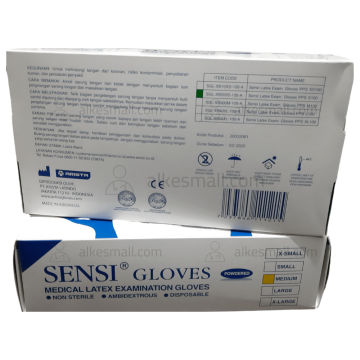 Glove/Sarung Tangan Bahan Latex(Powder)Sensi