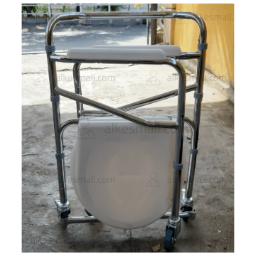 Kursi BAB Roda + Tutup Commode Chair FS 696 Gea Medical