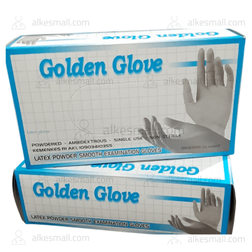 Glove Sarung Tangan Latex Powder Golden Glove