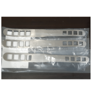 Tongue Spatel Polos Spatula Lidah Lubang Stainless Steel 19cm Marwa