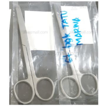 Gunting Bengkok / Gunting Tumpul Tumpul Bengkok 14 Cm Marwa