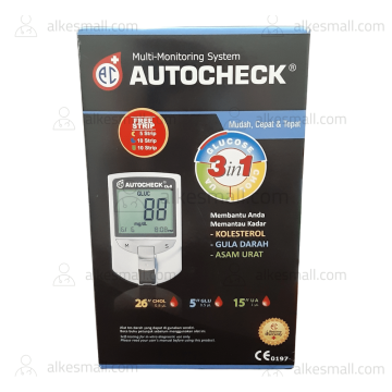 Alat Cek Gula Darah,Asam Urat, Kolesterol GCU 3in1 Autocheck