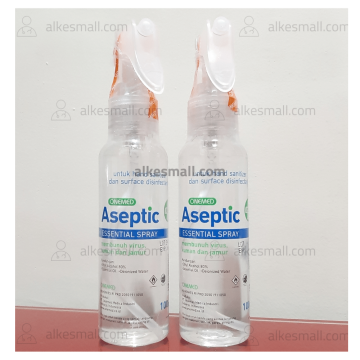 Hand Sanitizer dan Surface Disinfectant Aseptic Essential Spray Onemed