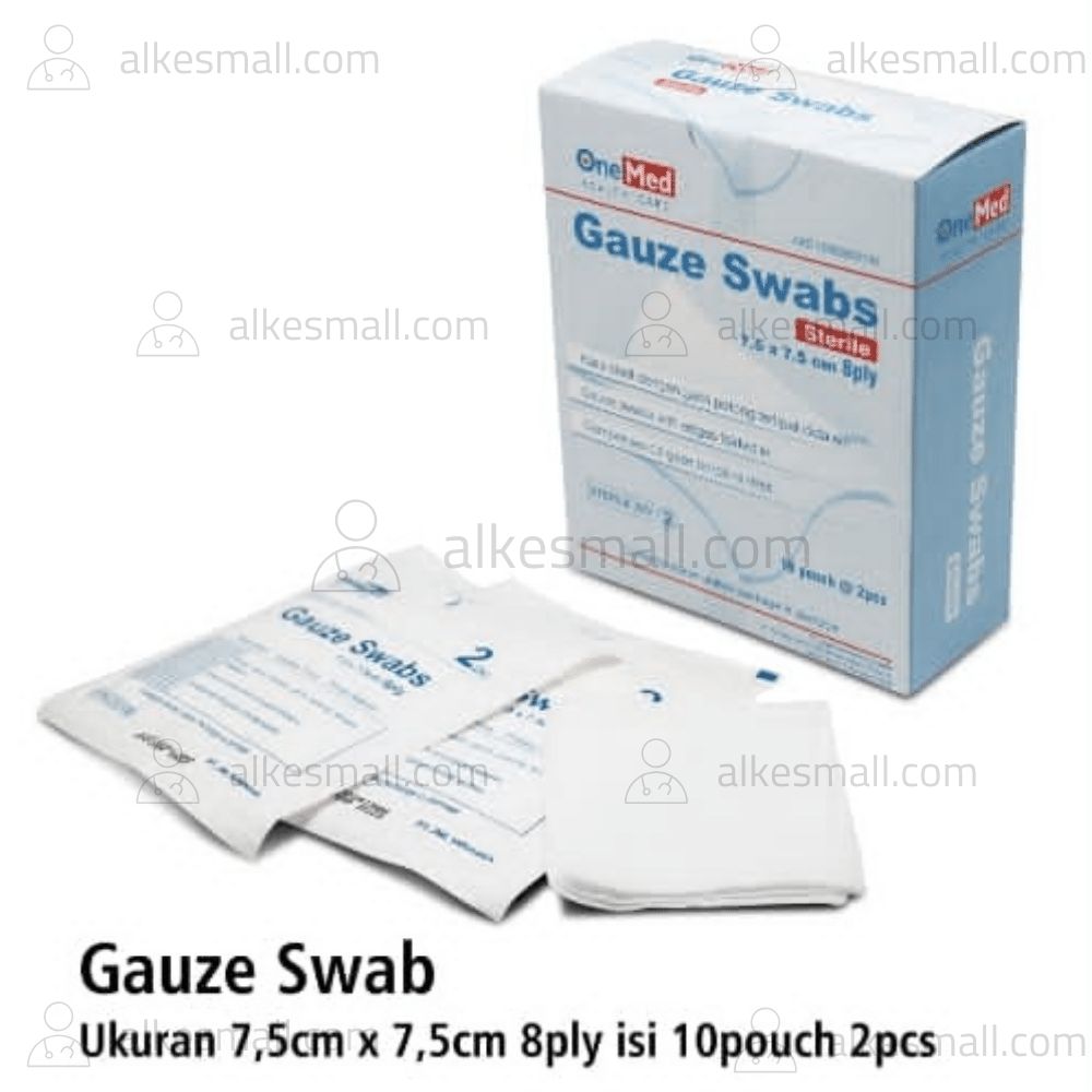 Kasa Steril Gauze Swabs 7,5x7,5cm 8ply OneMed