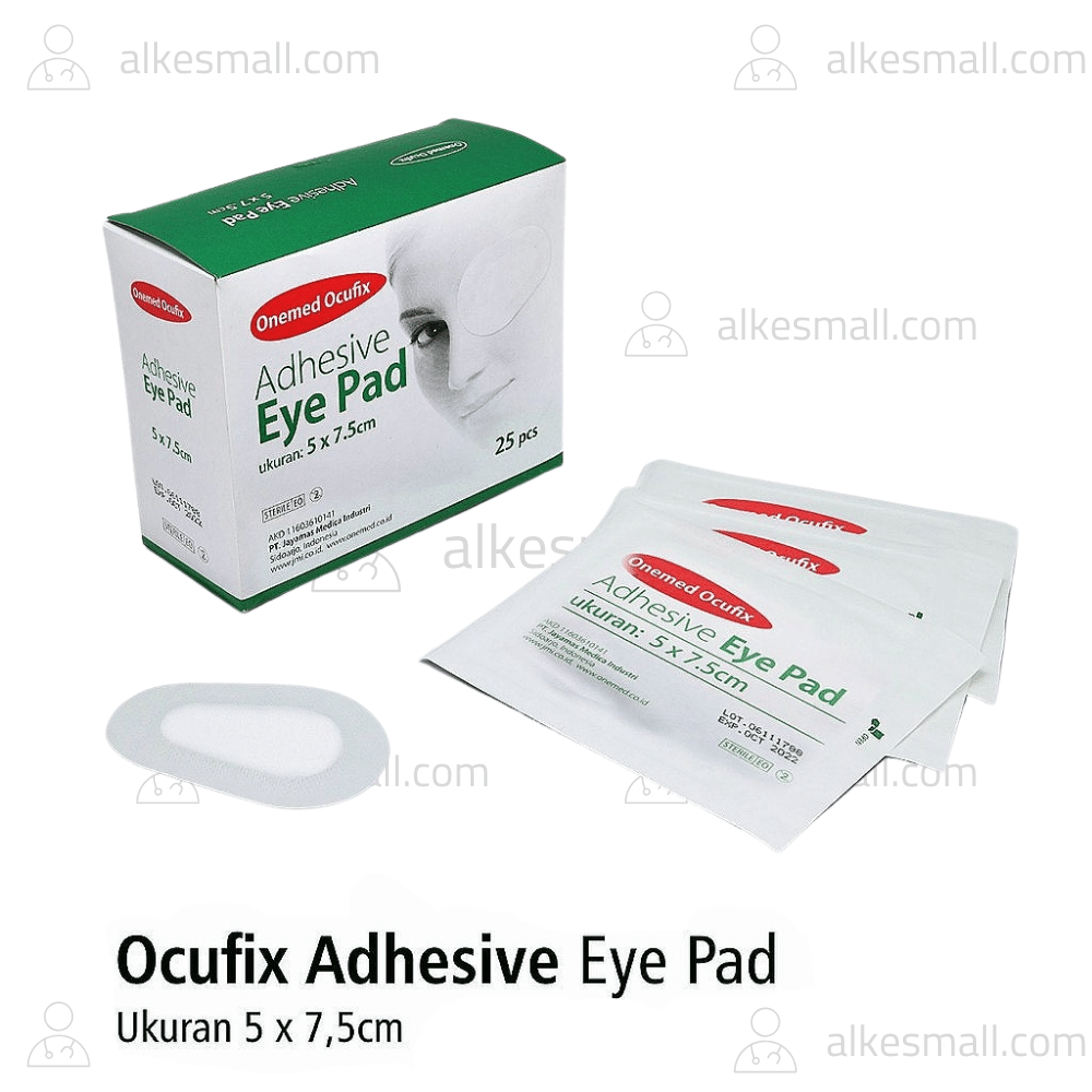 Plester Pelindung Mata Steril Ocufix Adhesive Eye Uk.5 x 7.5cm ONEMED
