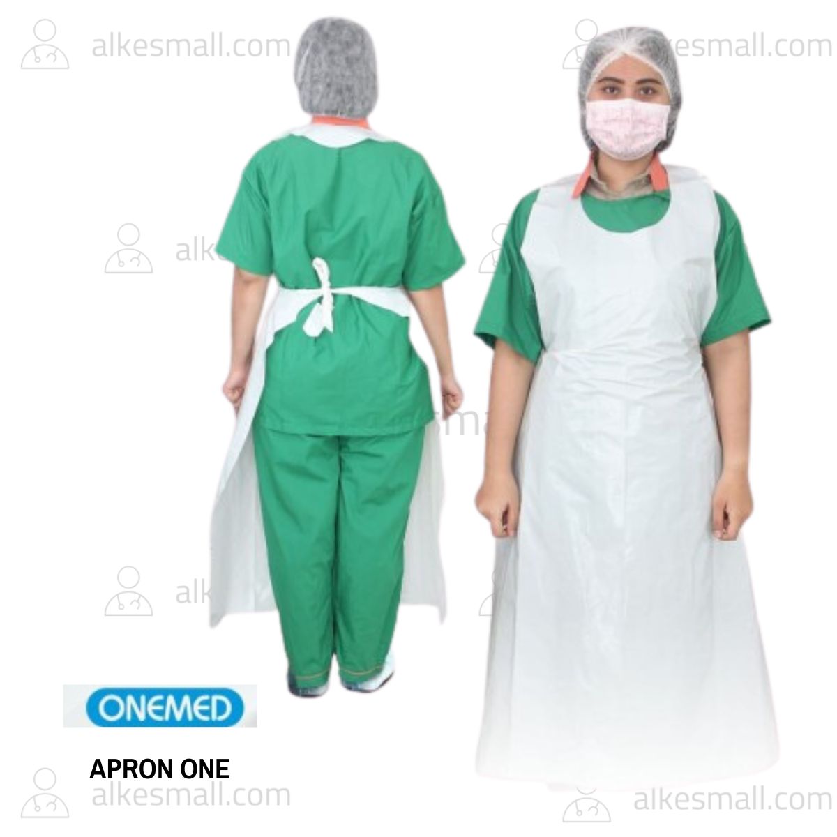 ONEMED Apron One Bag 10pcs Celemek Plastik