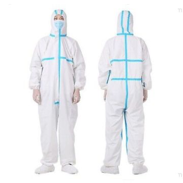 Hazmat Overall APD Waterproof Disposable Golden Glove