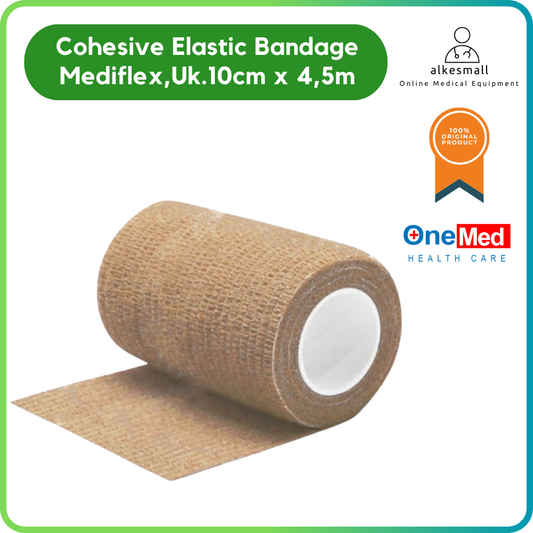 ONEMED Mediflex Cohesive Elastic Bandage 10cm x 4.5m