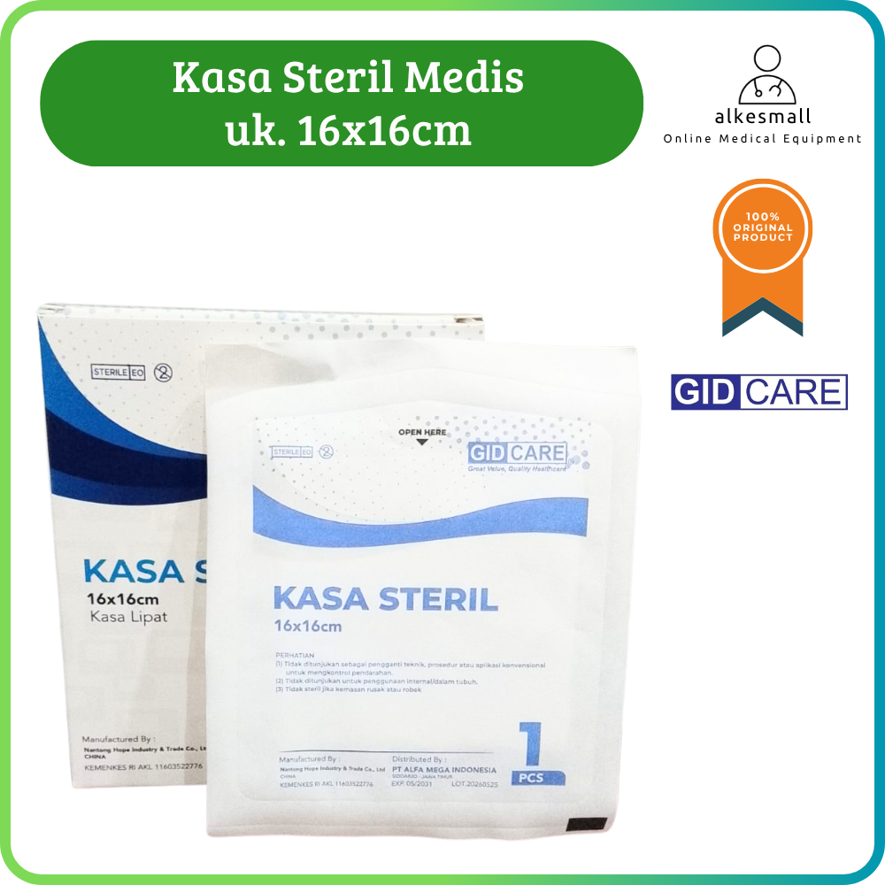 KASA STERIL MEDIS 16x16cm Kasa Lipat GIDCARE