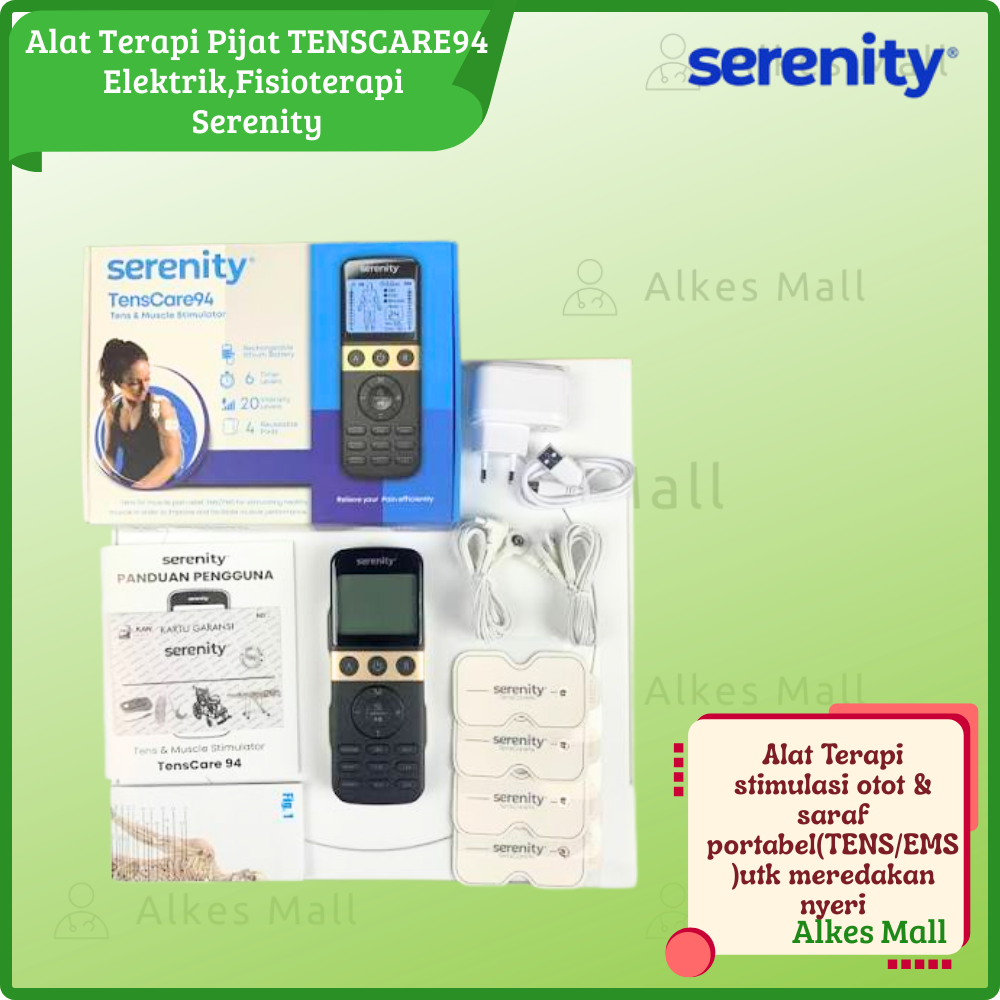 TensCare94 / alat tens serenity / alat pijat / alat terapy SERENITY