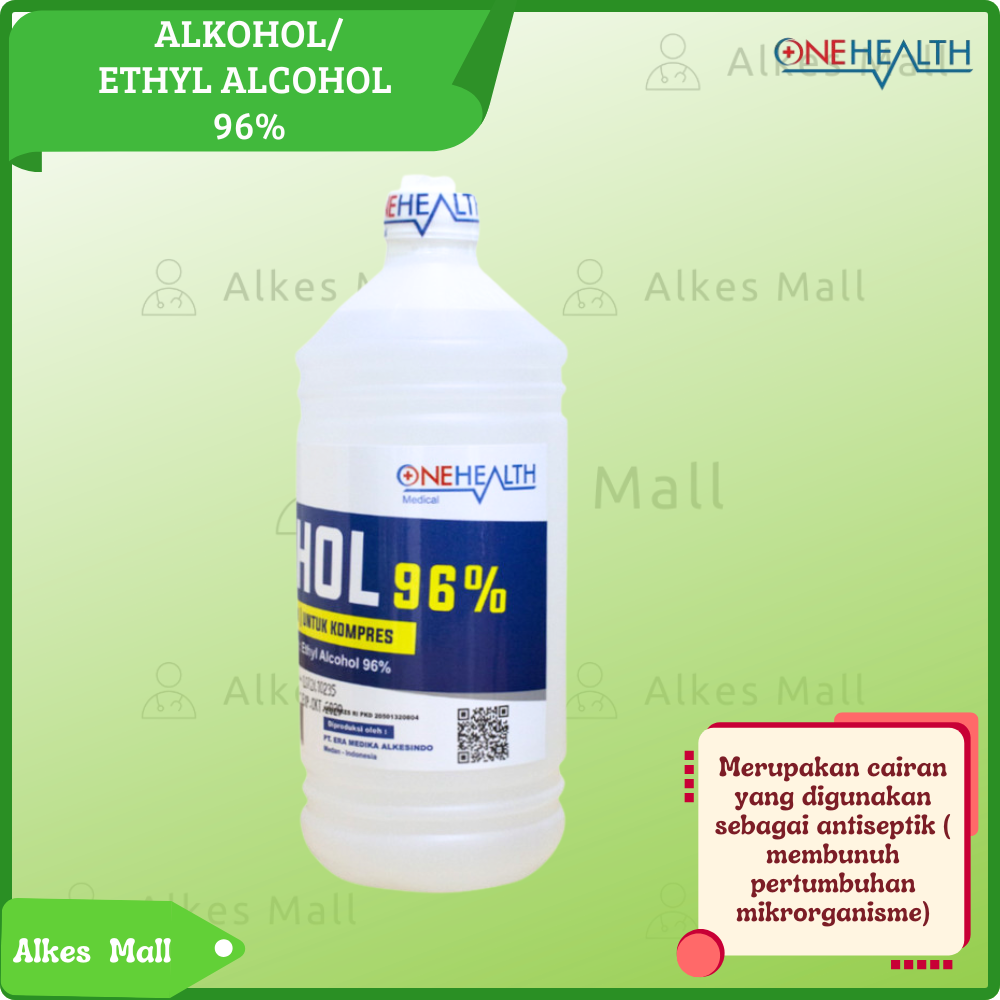 ALKOHOL/ETHYL ALCOHOL KADAR 96% ONEHEALTH