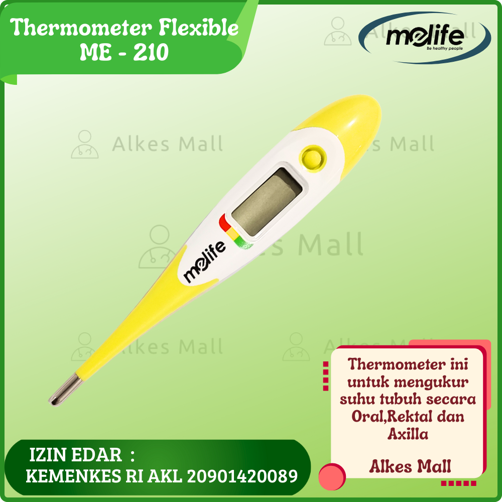 Termometer Thermometer Digital Dengan Ujung Flexibel ME-210 Melife