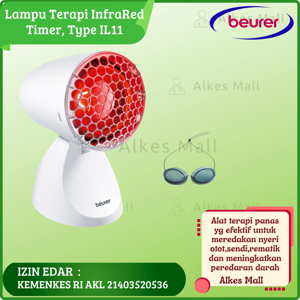 LAMPU TERAPI INFRARED BEURER type IL11 TANPA TIMER untuk Nyeri Otot