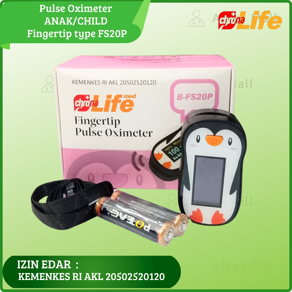 PULSE OXIMETER FINGERTIP CHILD/ANAK type B-FS20P CHRONA LIFE