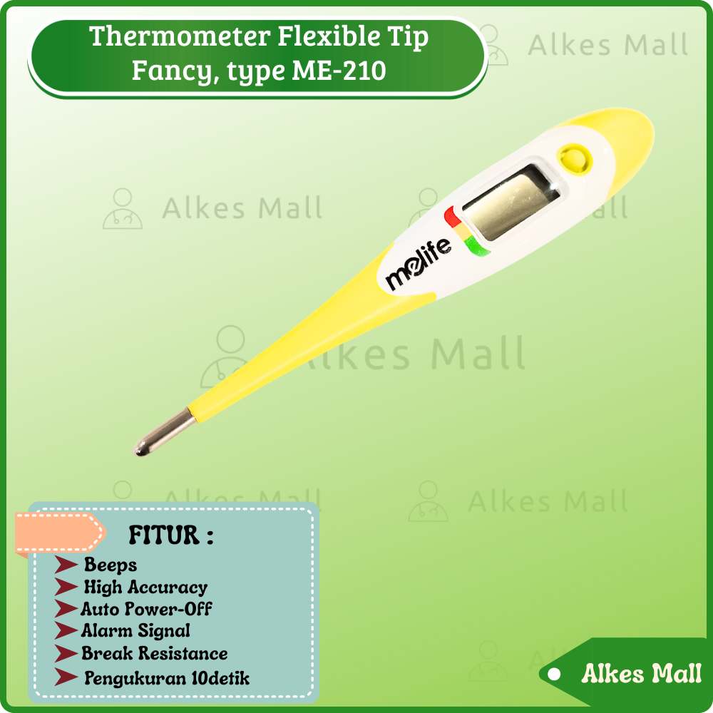 Termometer Thermometer Digital Dengan Ujung Flexibel ME-210 Melife