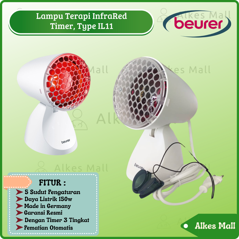 LAMPU TERAPI INFRARED BEURER type IL11 TANPA TIMER untuk Nyeri Otot