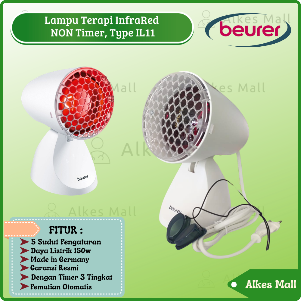 LAMPU TERAPI INFRARED BEURER type IL11 TANPA TIMER untuk Nyeri Otot