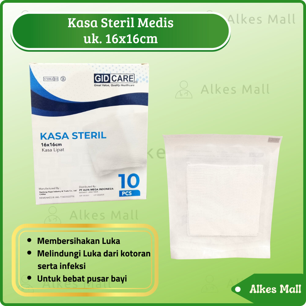 KASA STERIL MEDIS 16x16cm Kasa Lipat GIDCARE