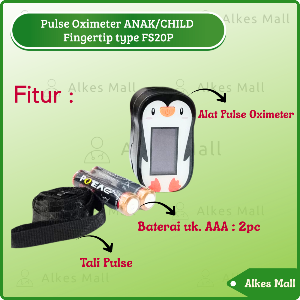 PULSE OXIMETER FINGERTIP CHILD/ANAK type B-FS20P CHRONA LIFE