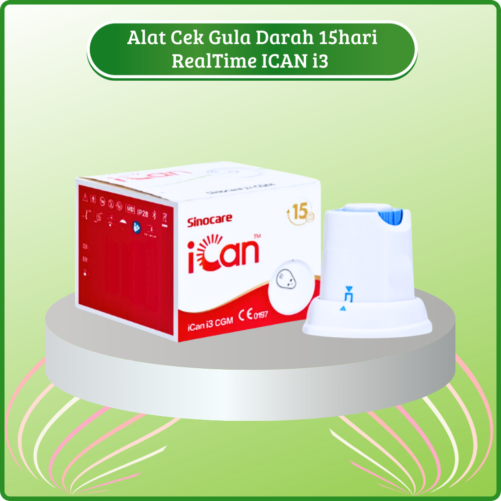 ALAT CEK GULA DARAH SINOCARE ICAN i3, 15 hari Realtime
