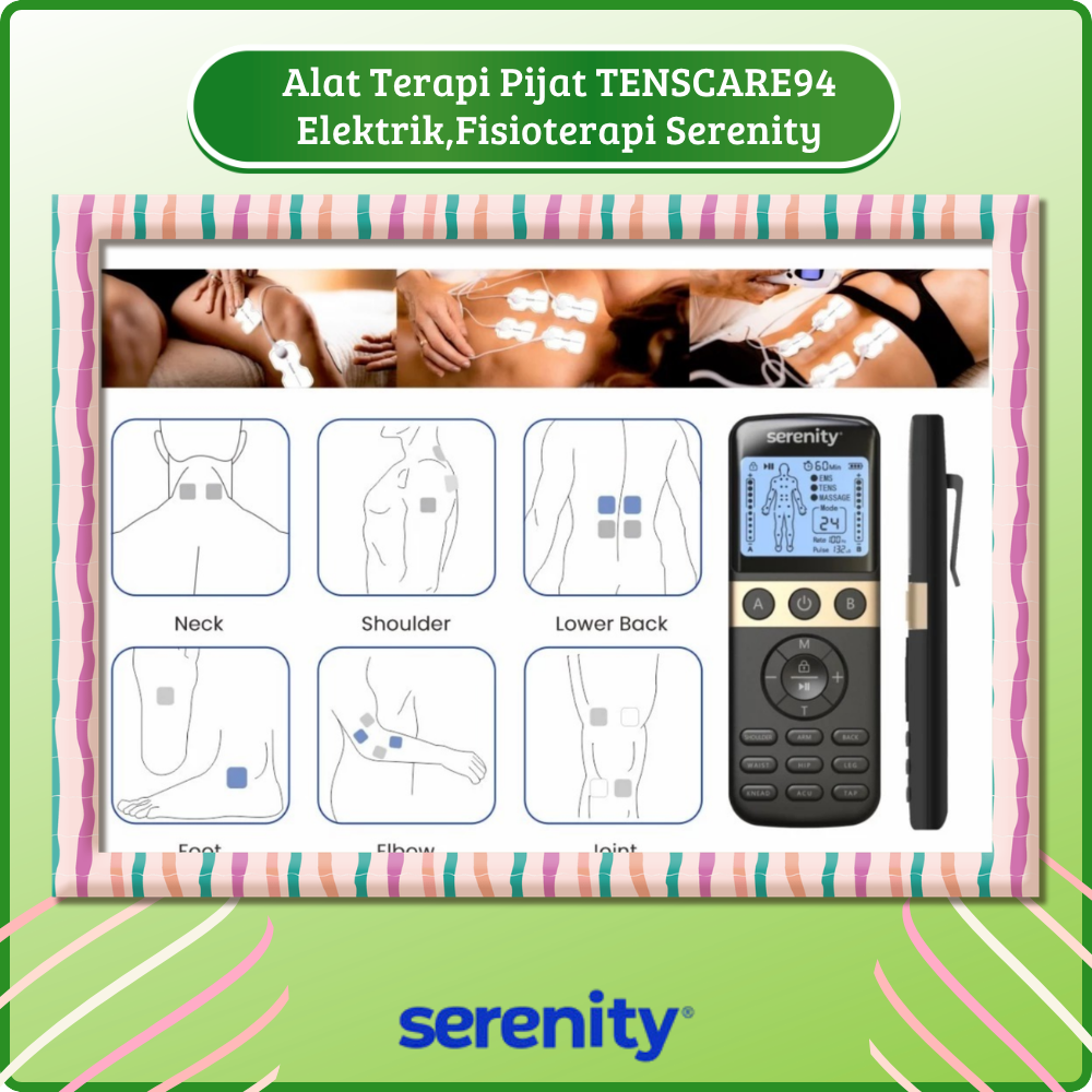 TensCare94 / alat tens serenity / alat pijat / alat terapy SERENITY
