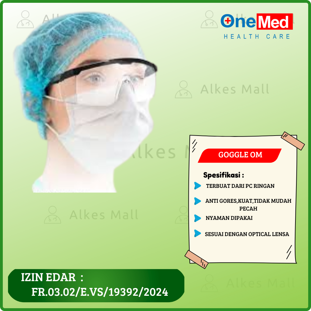 Kaca Mata Pelindung Medis Goggle OM Protective Onemed
