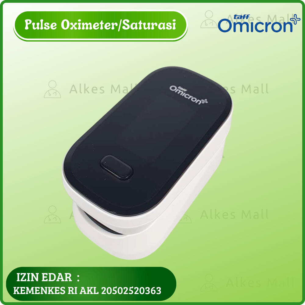 TaffOmicron Fingertip Pulse Oximeter Alat Ukur Saturasi Type YK-80B