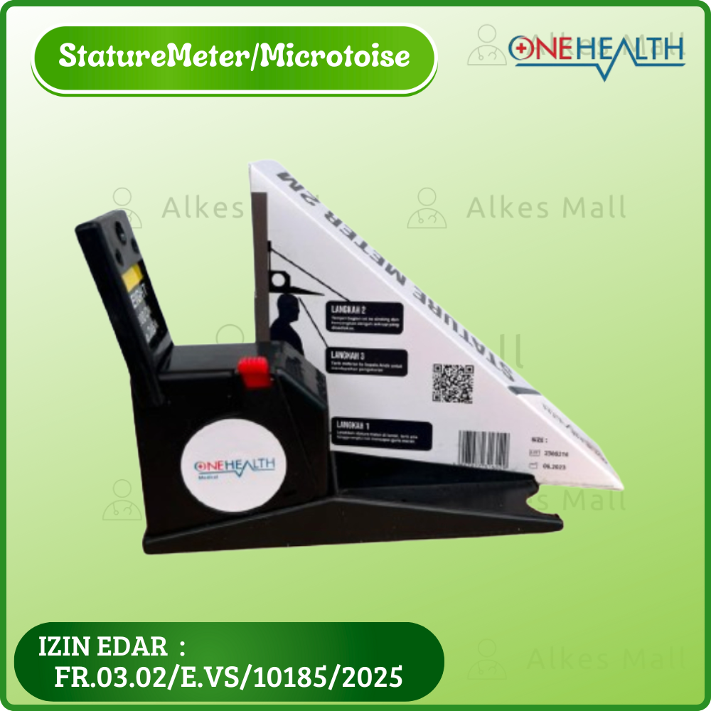 Stature Meter Microtoise Alat Ukur Tinggi Badan Dewasa Anak Onehealth