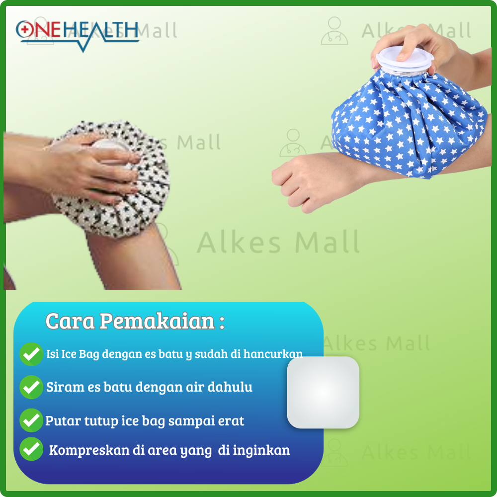 Ice Bag Kantong Kompres 9" Karet Lentur Ice bag size 9inch Onehealth