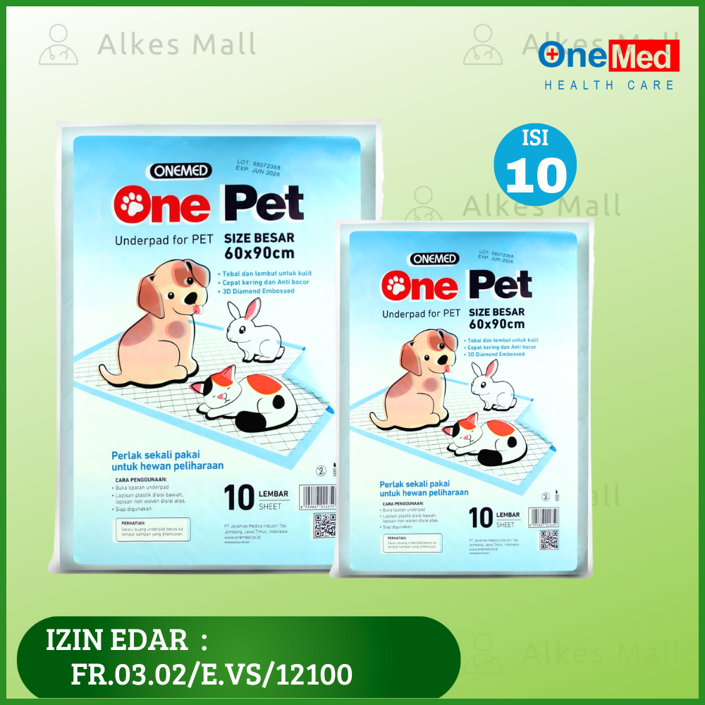 Underpad One Pet 60x90cm Tebal Cepat Menyerap