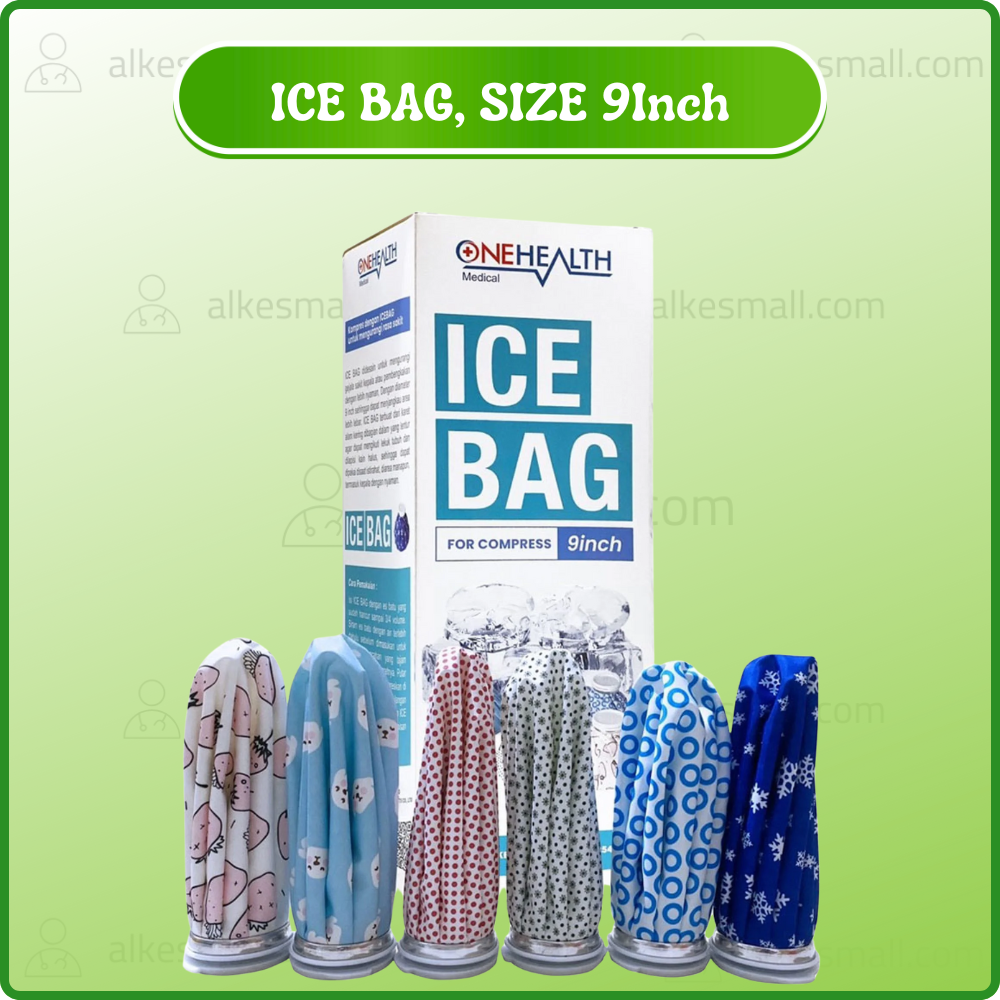 Ice Bag Kantong Kompres 9" Karet Lentur Ice bag size 9inch Onehealth