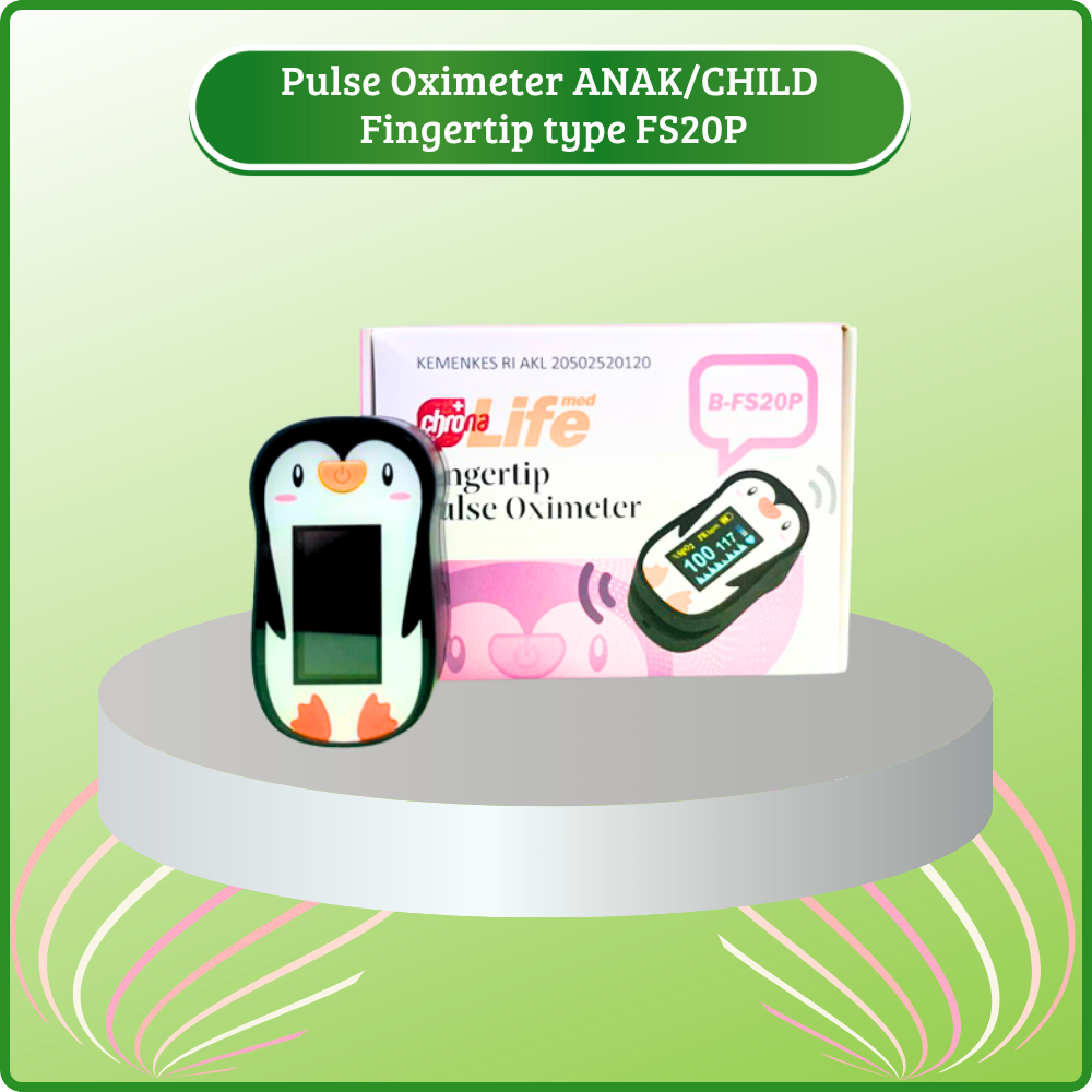 PULSE OXIMETER FINGERTIP CHILD/ANAK type B-FS20P CHRONA LIFE