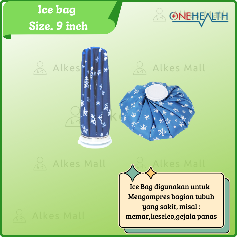 Ice Bag Kantong Kompres 9" Karet Lentur Ice bag size 9inch Onehealth