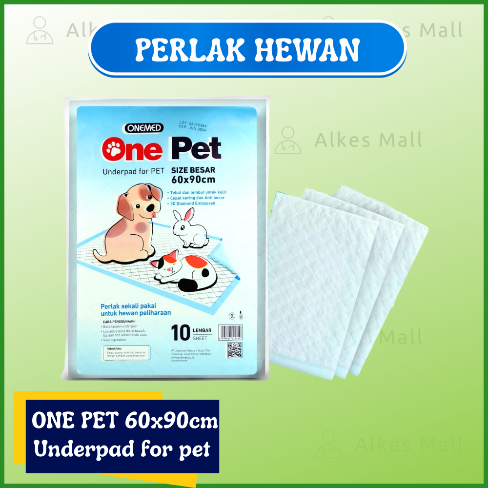 Underpad One Pet 60x90cm Tebal Cepat Menyerap