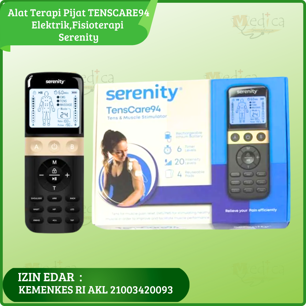 TensCare94 / alat tens serenity / alat pijat / alat terapy SERENITY
