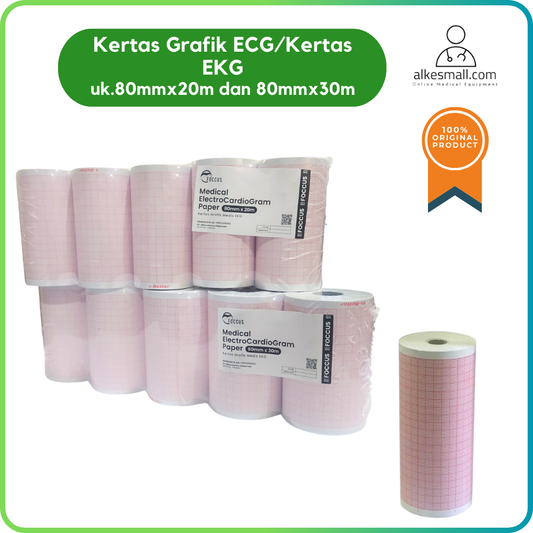 ECG Paper Kertas EKG-ECG Kertas Grafik Medis EKG FOCCUS