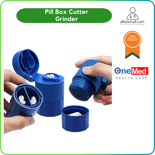 Pill Cutter Plus Grinder Alat Pemotong dan Penggerus Penghancur Obat