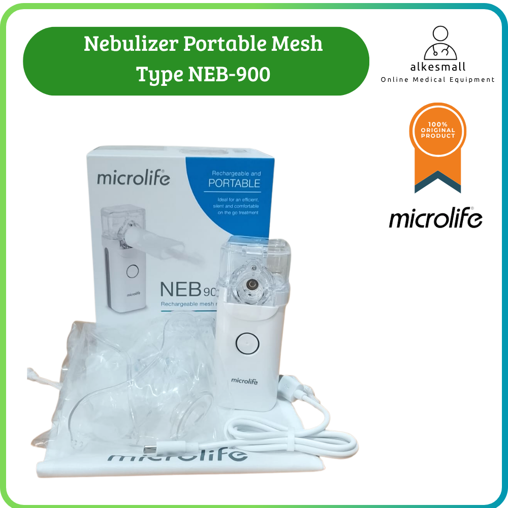 Nebulizer Portable Mesh Microlife NEB 900 Rechargeable Battery USB-C