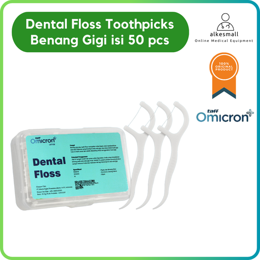 Dental Floss Benang Gigi Pembersih isi 50pc merk Omicron